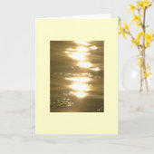 Oceaan Licht Kaart (Gele Bloem)