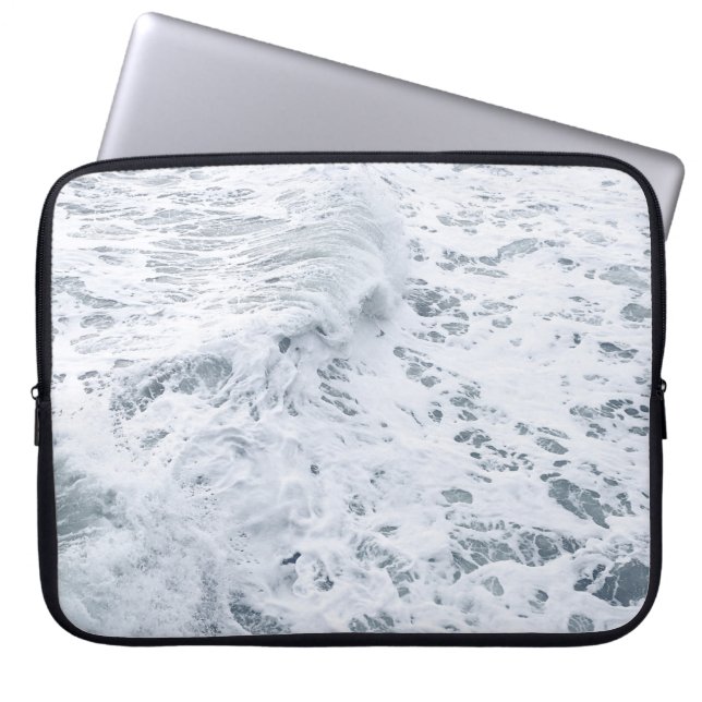 Oceaan met golf laptop sleeve (Voorkant)