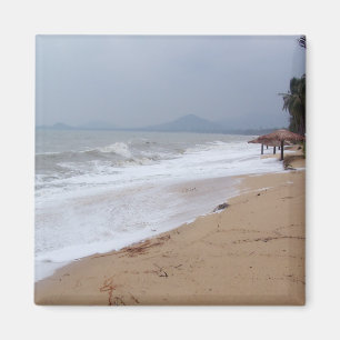 oceaan, natuur, water, lucht, reizen, strand, land magneet