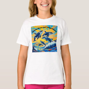 Oceaan omhelzing t-shirt