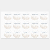 Oceaan Onder het Zee Elegante Bruiloft Labels (Vel)