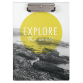 Oceaan | Onderzoek het wereldcitaat Klembord (Voorkant)