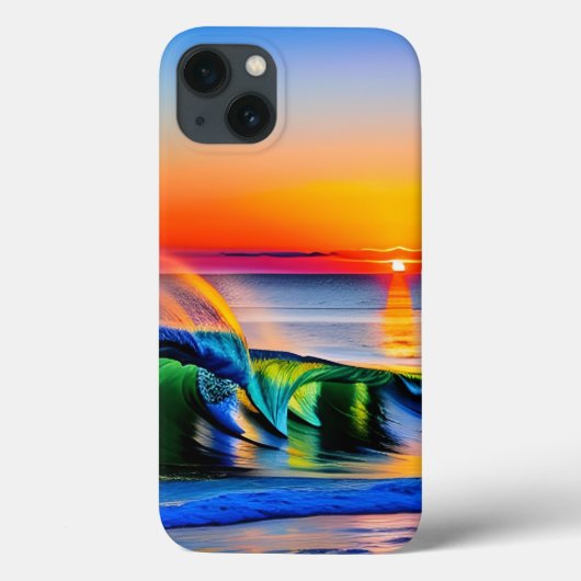 Oceaan op zonsondergang Case-Mate iPhone case (Achterkant)