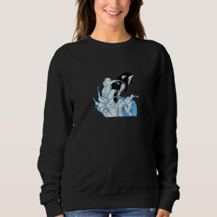 Oceaan Orka Dier Golven Moord Orka Rits Sweater