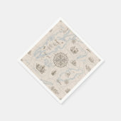 oceaan plattegrond servet (Hoek)