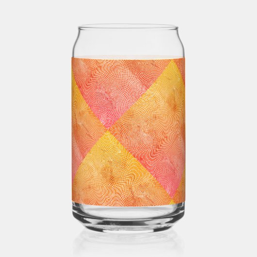 Oceaan Ritmen Blikvorm Glas (Voorkant)