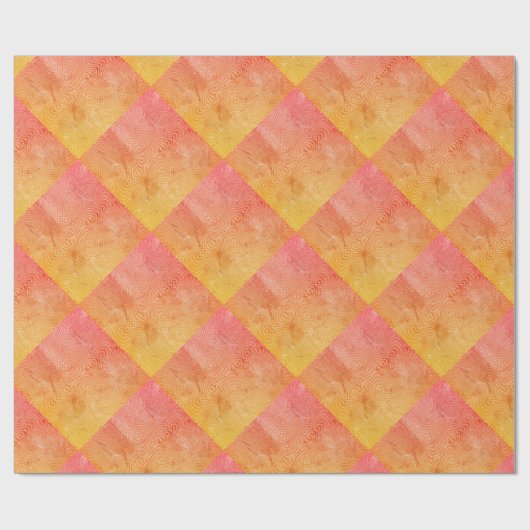 Oceaan Ritmen Warm  Cadeaupapier (Vlak)