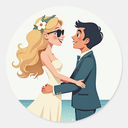 Oceaan Romance Stickers (Voorkant)