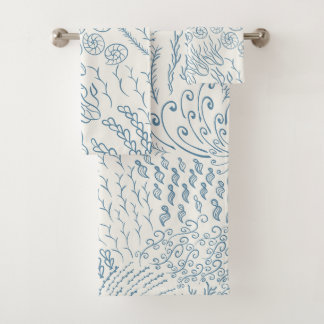 oceaan | Strand | koraal Bad Handdoek