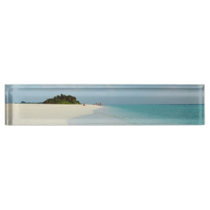 Oceaan strand naambordje