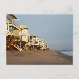 Oceaan strandzicht, Malibu, Californië ansichtkaar Briefkaart