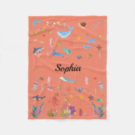 Oceaan-thema deken voor baby's, Kinderen, volwasse