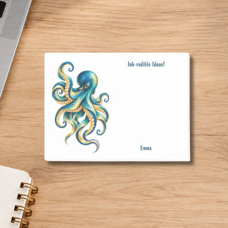 Oceaan Thema | Octopus | Inkt-reditieve Ideeën | Post-it® Notes