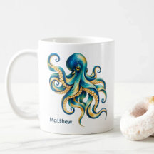 Oceaan Thema | Octopus | Persoonlijk