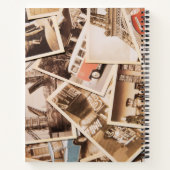  oceaan Uitzicht geperste bloem Notitieboek (Achterkant)