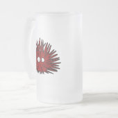 Oceaan van de Egel van Uni van de zeeëgel de Matglas Bierpul (Voorkant links)