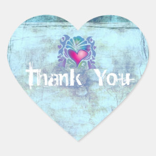 oceaan vis schelpen eiland tropische bruiloft hart sticker