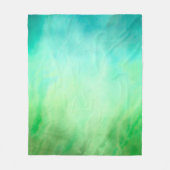 Oceaan Waterverf golven Fleece Deken (Voorkant)