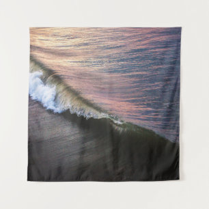 OCEAAN WAVES DIE IN DE DAG OP KORTE KOMEN WANDKLEED