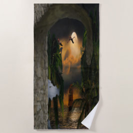  oceaan Zee grotten Strandlaken