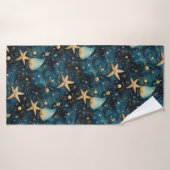 Oceaan zeesterren patroon badhanddoek (Badhanddoek)