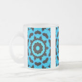 Oceaanblauw Matglas Koffiemok (Links)