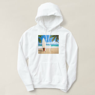 Oceaanbord met geweldig strand hoodie