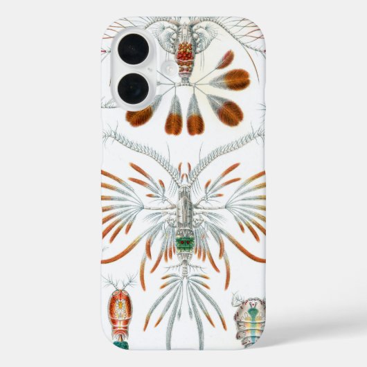 oceaandieren, Copepoda door Ernst Haeckel Case-Mate iPhone Case (Achterkant)
