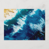 Oceaanepoxyhars, zee, golf briefkaart (Voorkant)