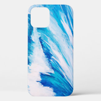 Oceaangolven: Blumarine Waterverf Beauty. iPhone 12 Hoesje