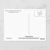 Oceaangolven, Cape May, NJ Briefkaart (Achterkant)