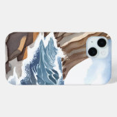 Oceaangolven crashen | Waterverf aan het strand Case-Mate iPhone Case (Achterkant (horizontaal))