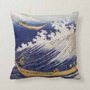 Oceaangolven door Katsushika Hokusai Kussen