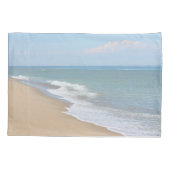 Oceaangolven en strand kussensloop (Achterkant)