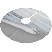 Oceaangolven en zandstrand kerstboom rok (Gekanteld)