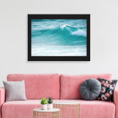 oceaangolven omwikkeld canvas (Insitu (Woonkamer))