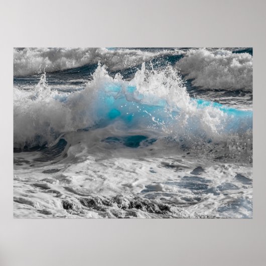 oceaangolven poster (Voorkant)