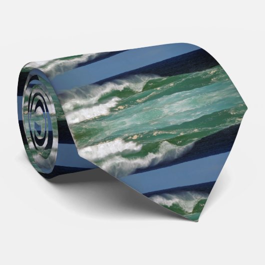 Oceaangolven Stropdas (Opgerold)