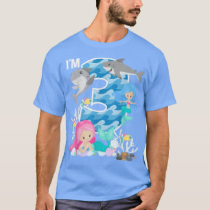 Oceaanhaaien en zeemachtigen 3e verjaardag 3 t-shirt
