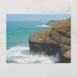 Oceaankliffen bij Kilauea Kauai Briefkaart