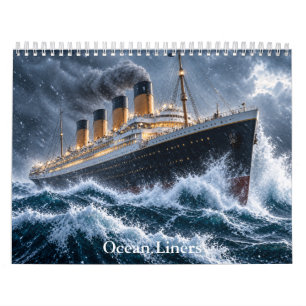 Oceaanlijners Klassieke Maritieme Kalender