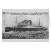 Oceaanliner Rotterdam 1910 (Voorkant Horizontaal)