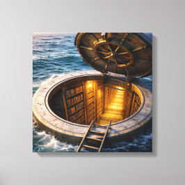 Oceaanluik Canvas Afdruk