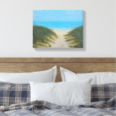oceaanpad canvas afdruk (Insitu (Slaapkamer))