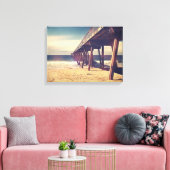  oceaanpier canvas afdruk (Insitu (Woonkamer))