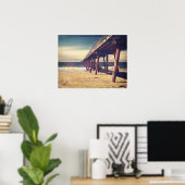  oceaanpier poster (Thuiskantoor)