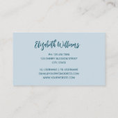 oceaanreisbureau visitekaartje (Achterkant)