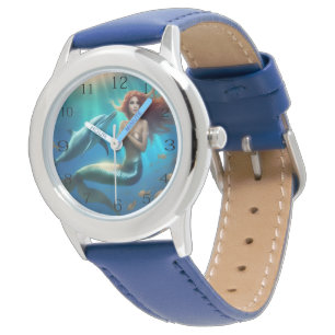 "Oceaan's Dans: Een Reis van een Zeemeermin en Dol Horloge