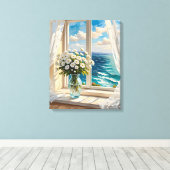  oceaanscène canvas afdruk (Insitu (Houten vloer))