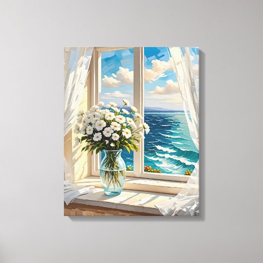  oceaanscène canvas afdruk (Voorkant)